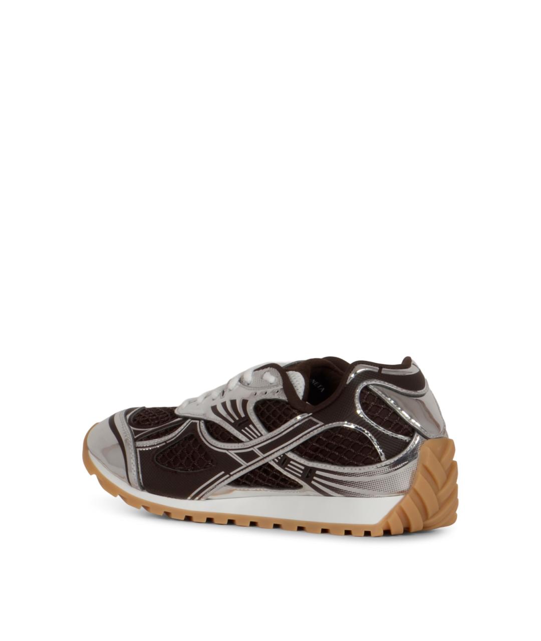 BOTTEGA VENETA Серебряные кроссовки, фото 3