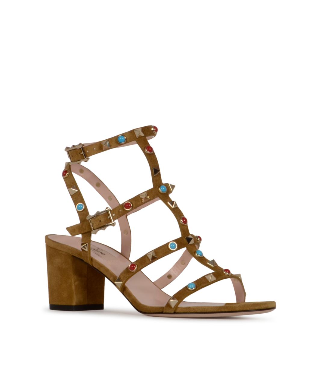 VALENTINO Бежевые кожаные туфли, фото 2