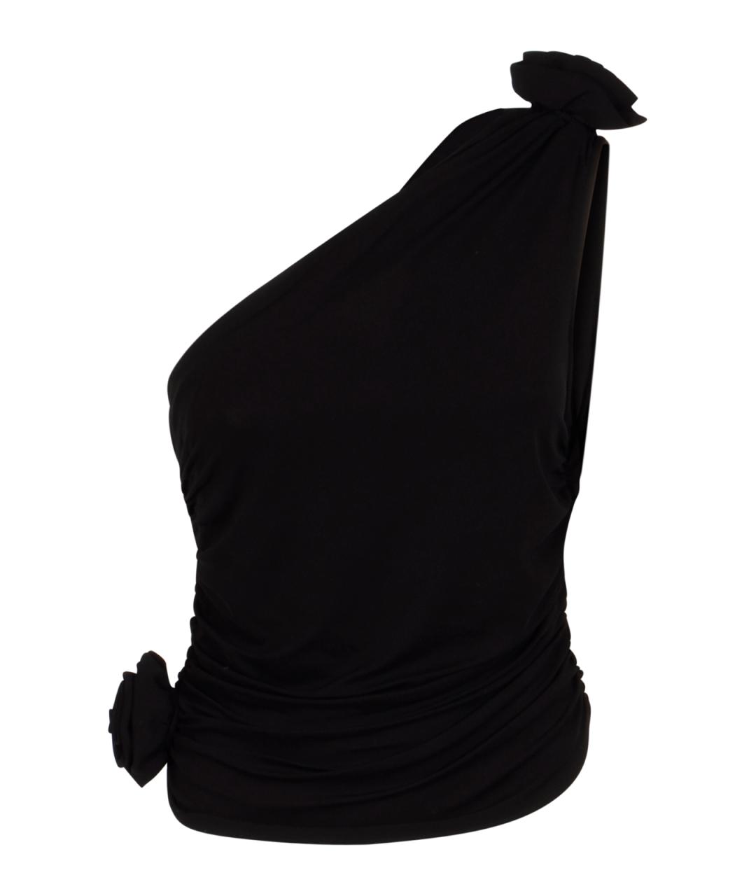 MAGDA BUTRYM Черная вискозная майка, фото 1