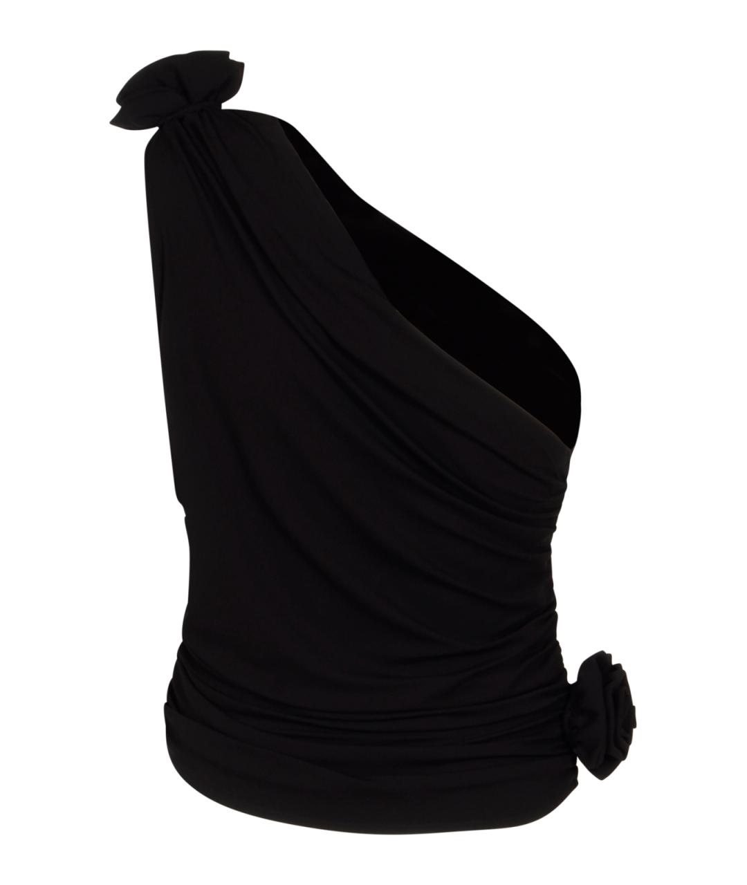 MAGDA BUTRYM Черная вискозная майка, фото 2