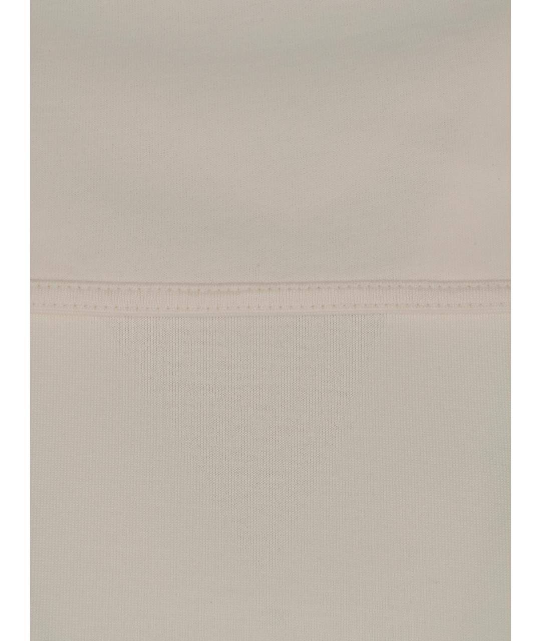 LEMAIRE Бежевая хлопковая футболка, фото 3