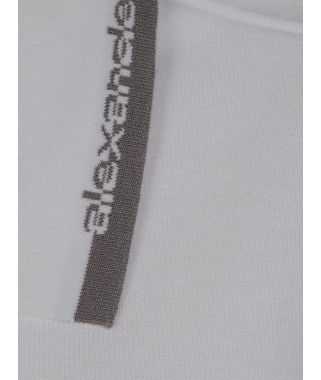 ALEXANDER WANG Белая хлопковая футболка, фото 3