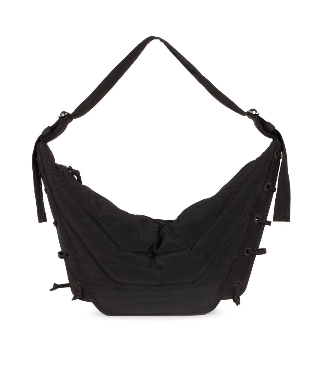 LEMAIRE Коричневая синтетическая сумка на плечо, фото 1