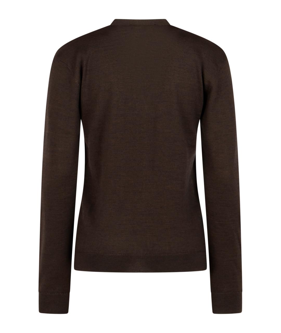 LEMAIRE Коричневый кардиган, фото 2