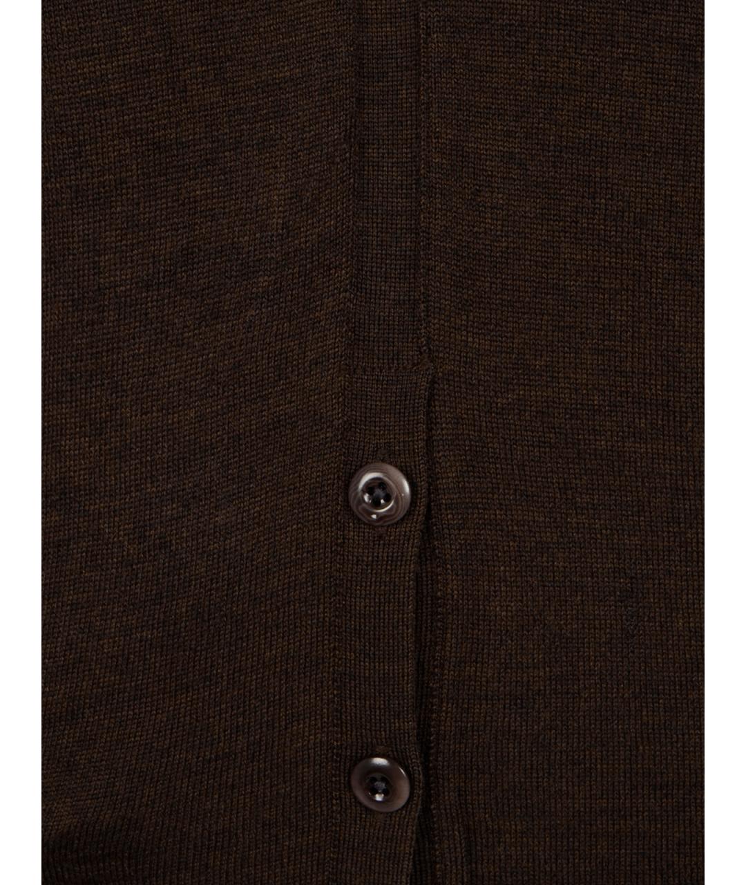 LEMAIRE Коричневый кардиган, фото 3