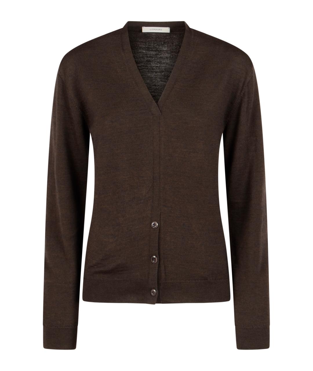 LEMAIRE Коричневый кардиган, фото 1