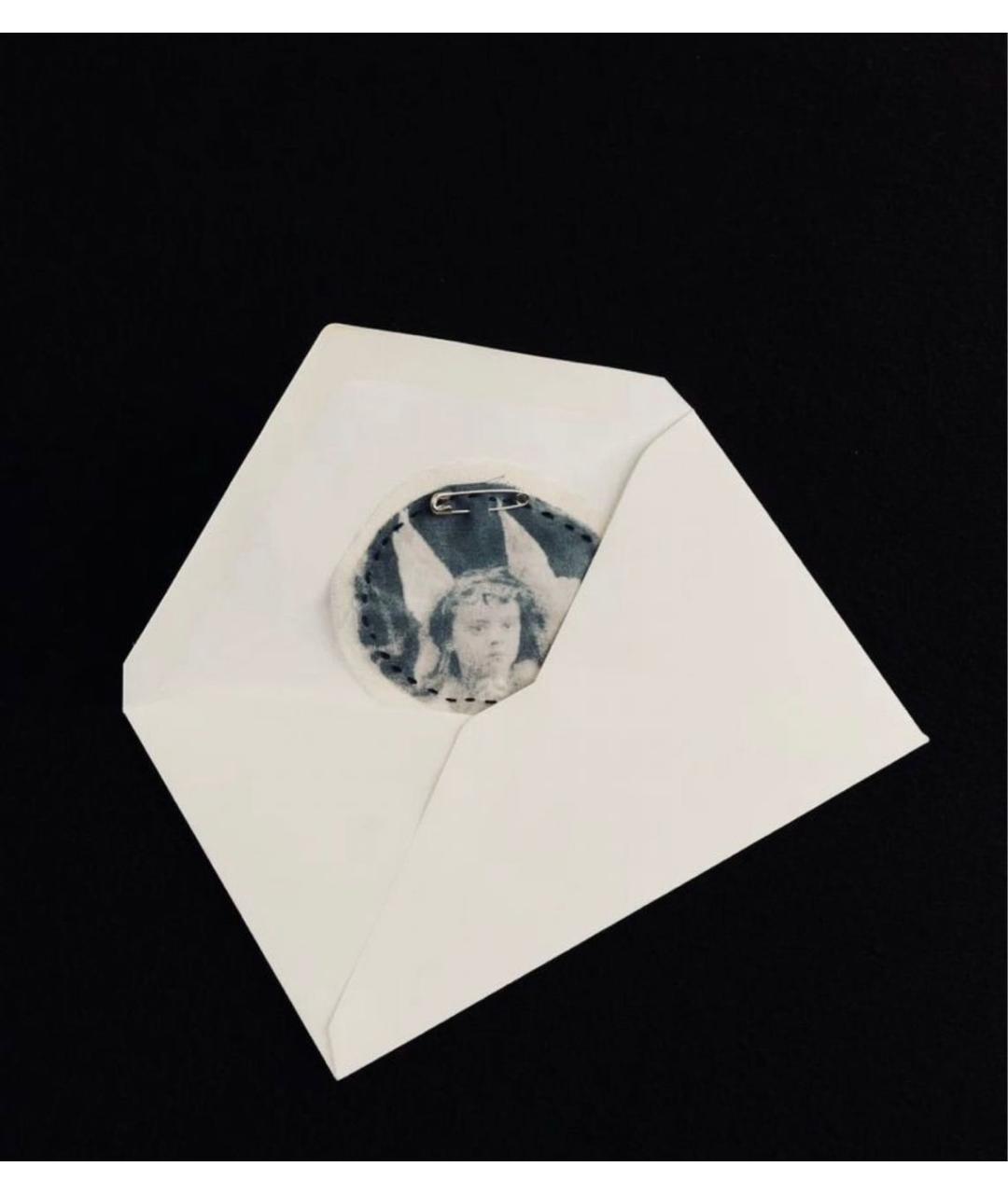 ANN DEMEULEMEESTER Серая булавка / брошь, фото 6