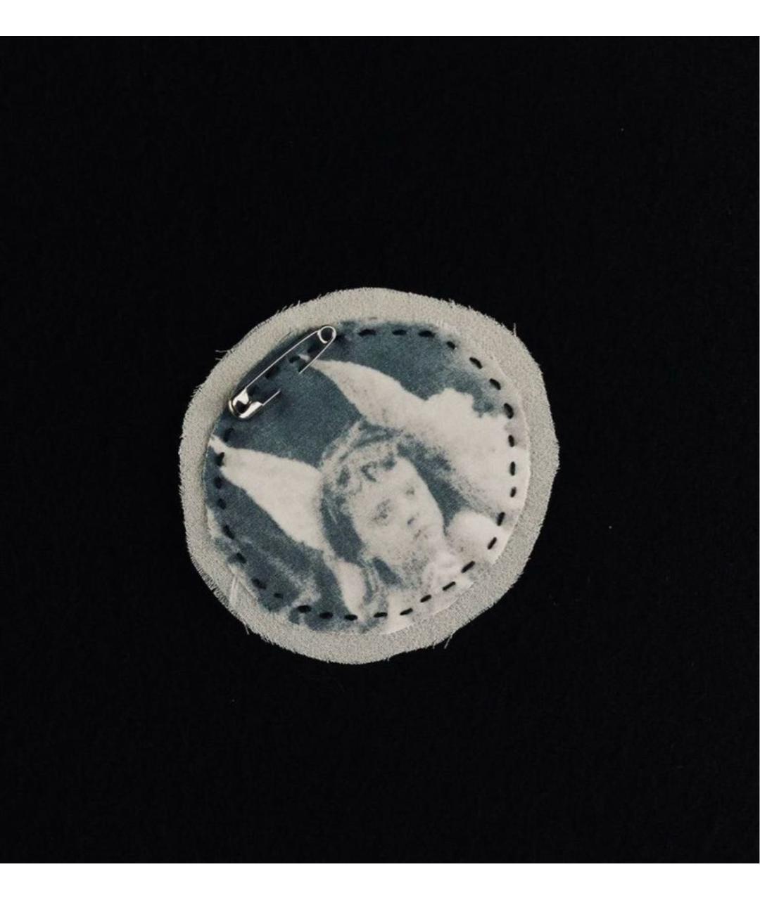ANN DEMEULEMEESTER Серая булавка / брошь, фото 2