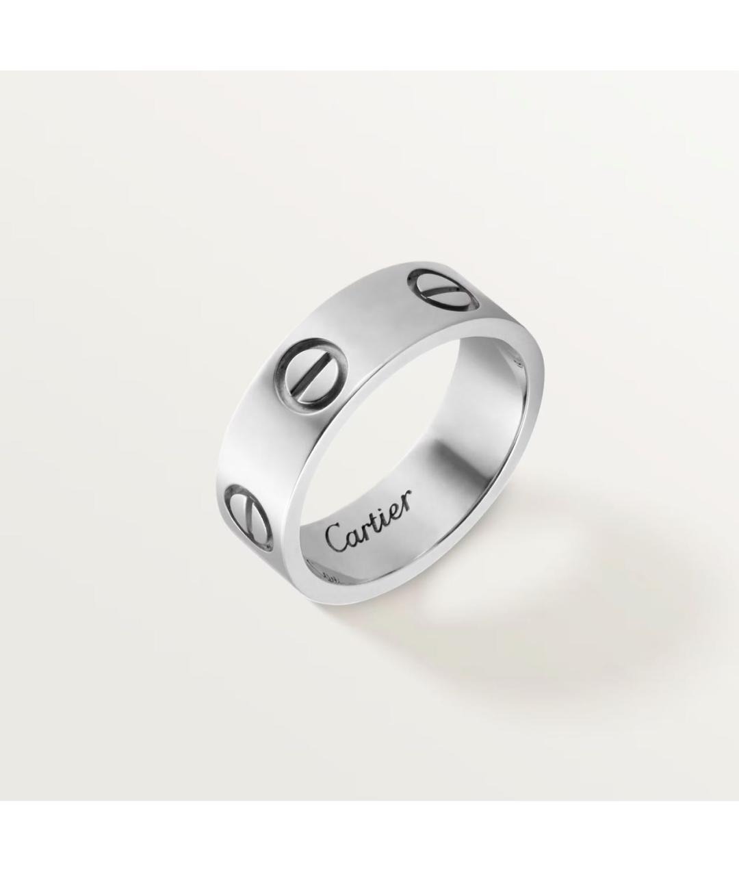 CARTIER Серебряное кольцо из белого золота, фото 4