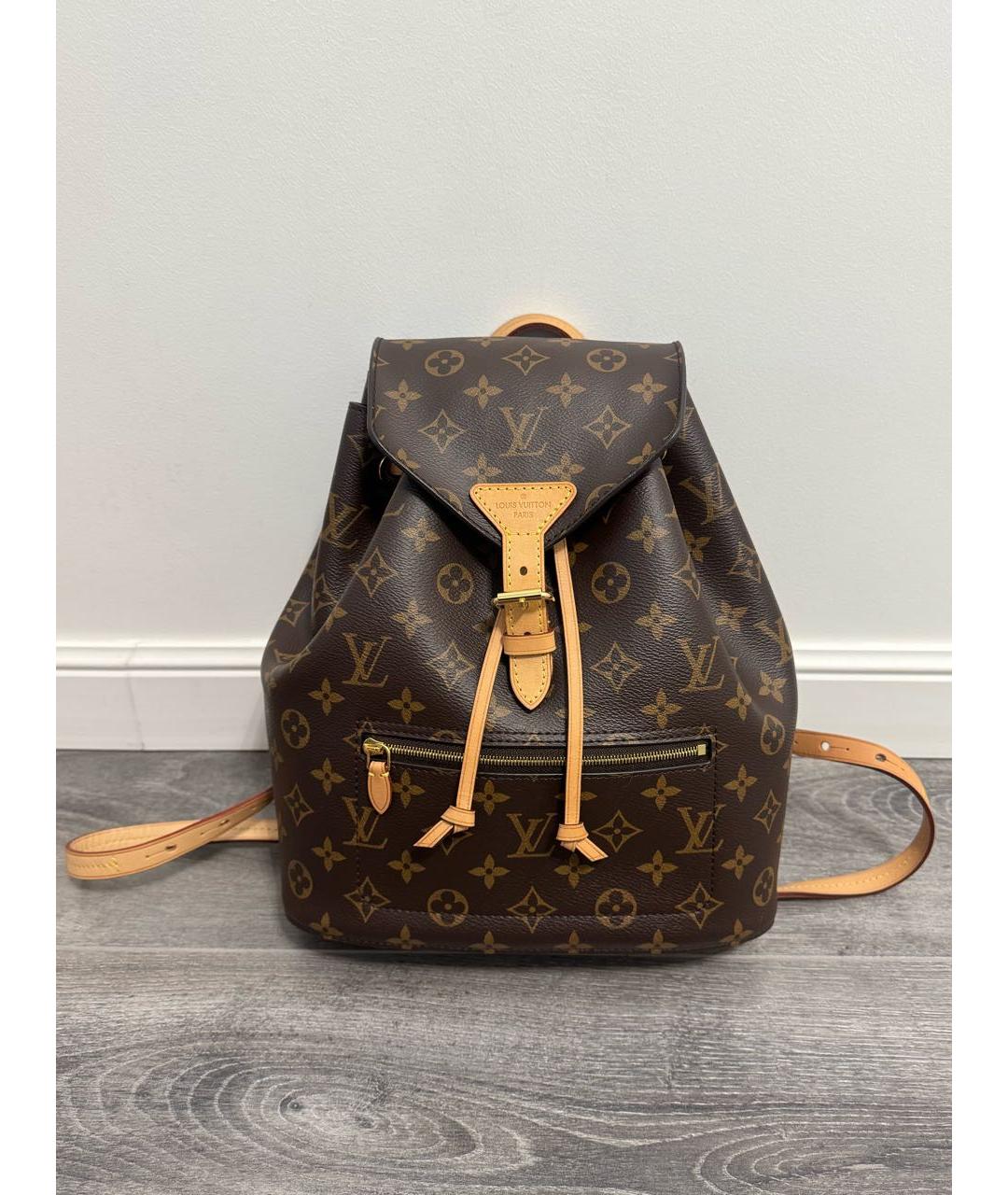 LOUIS VUITTON Коричневый рюкзак, фото 9