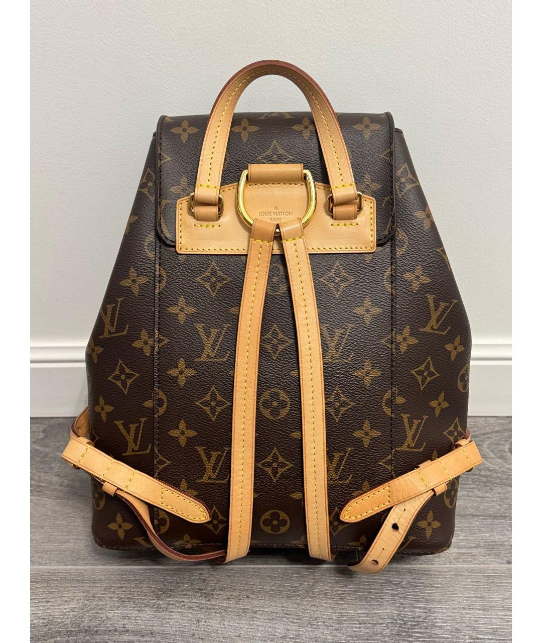 LOUIS VUITTON Коричневый рюкзак, фото 4