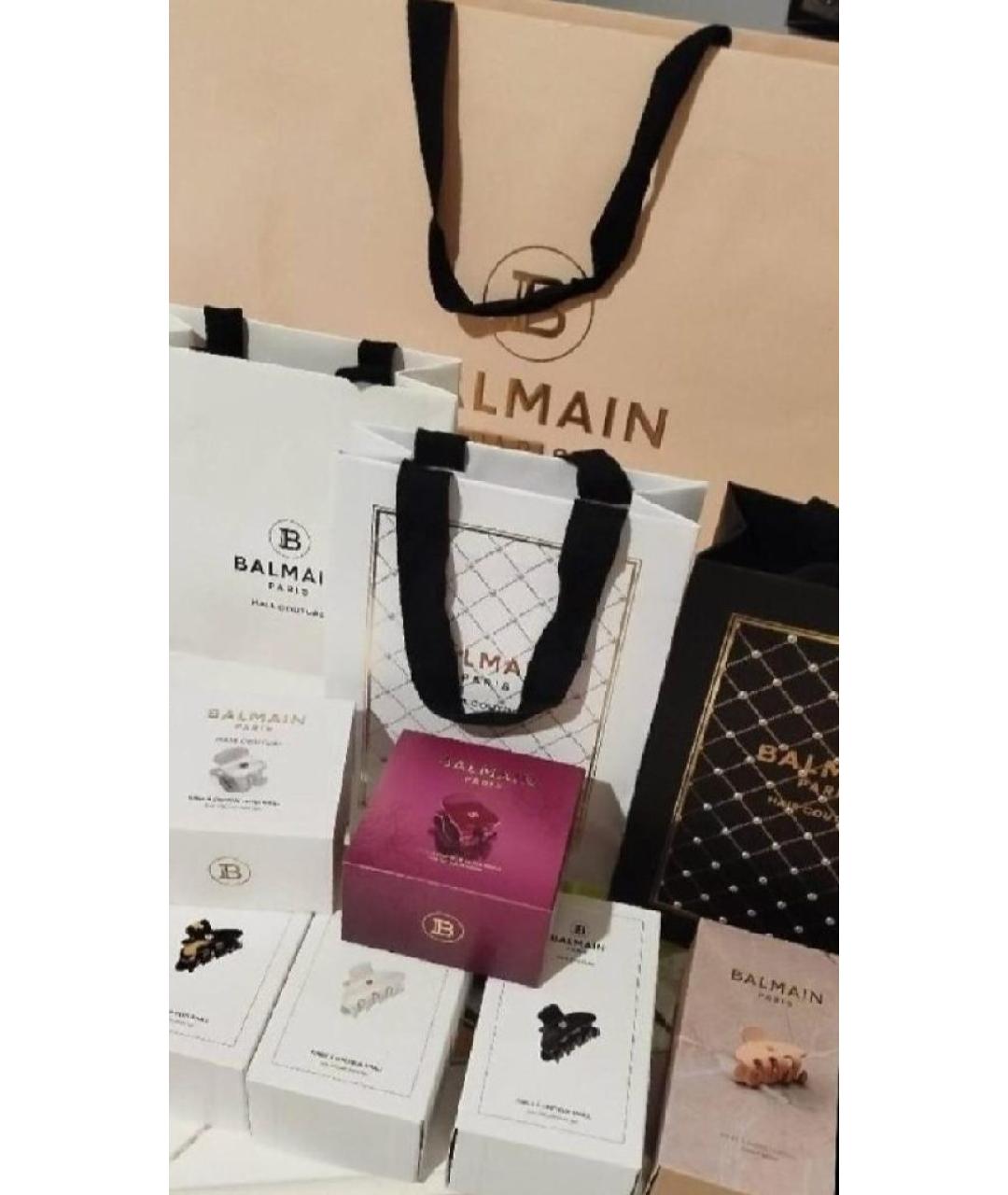 BALMAIN Белая заколка, фото 9