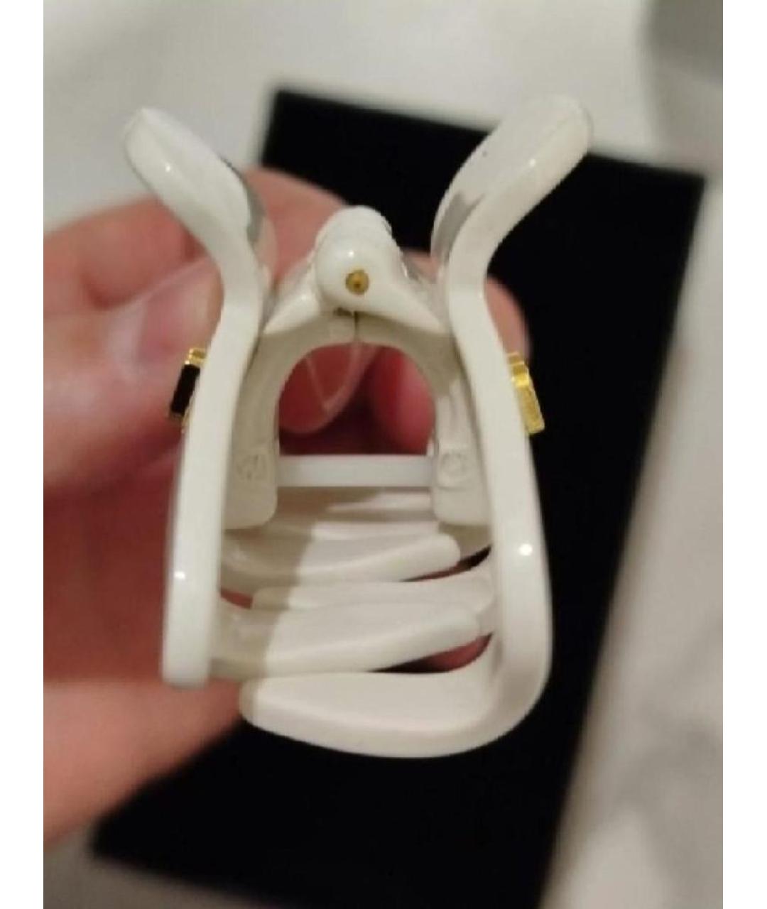 BALMAIN Белая заколка, фото 8