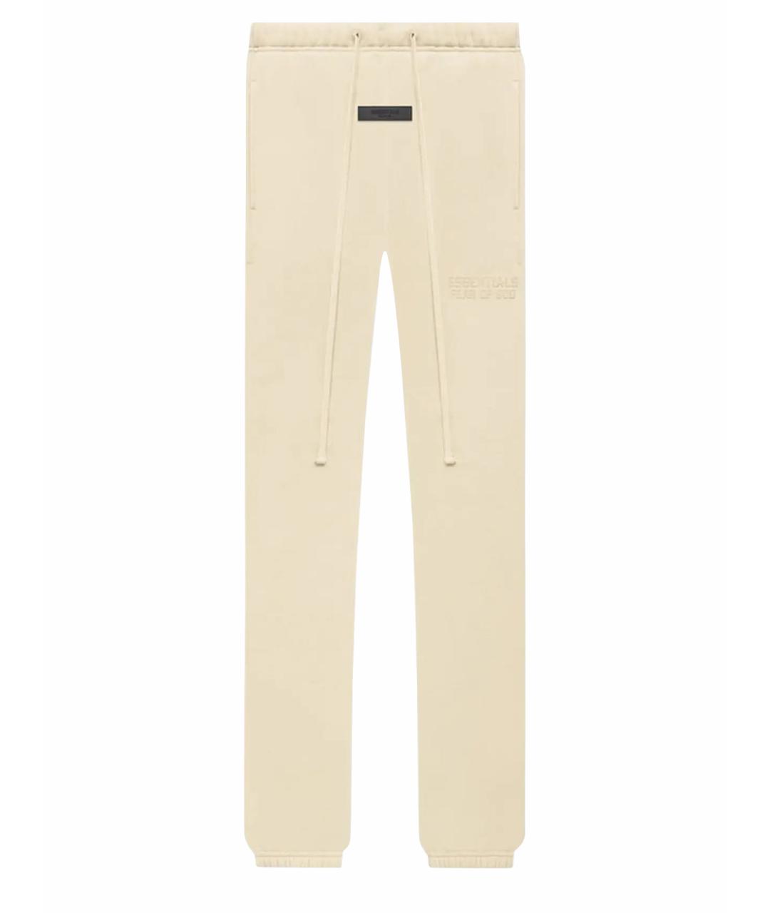 FEAR OF GOD ESSENTIALS Бежевые хлопковые повседневные брюки, фото 1