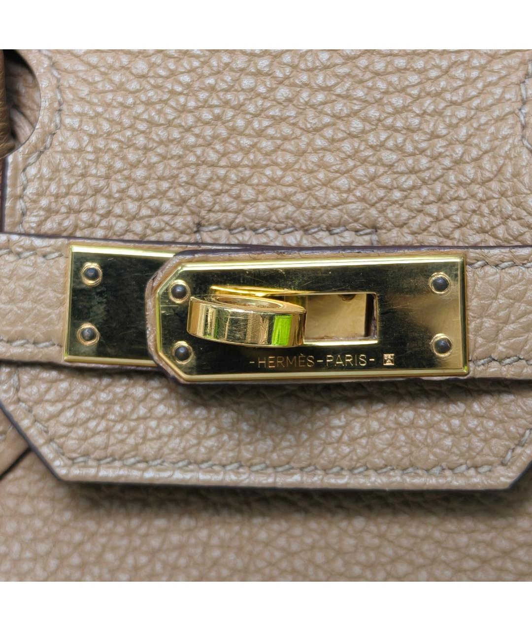 HERMES Коричневая кожаная сумка через плечо, фото 7