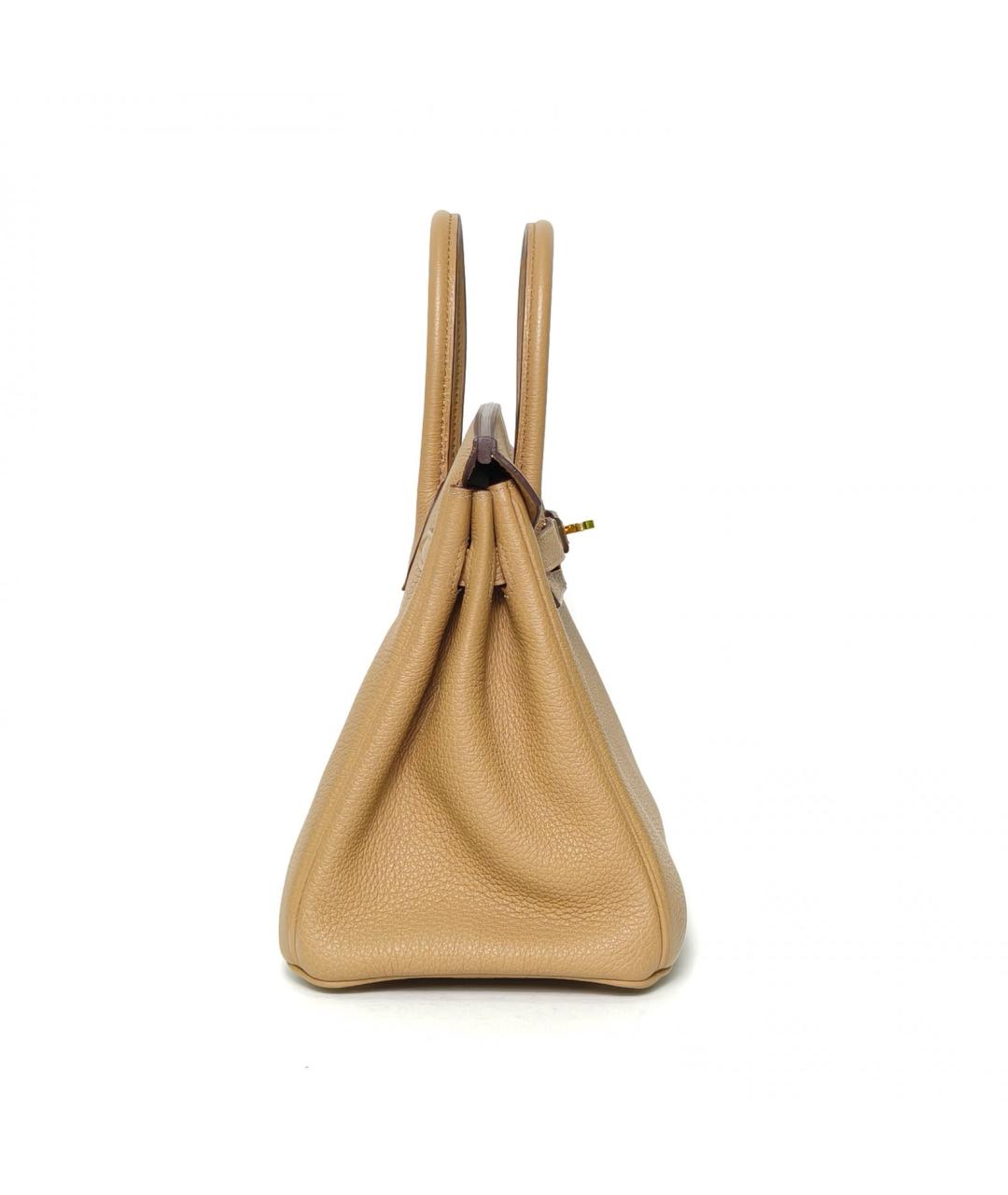 HERMES Коричневая кожаная сумка через плечо, фото 3