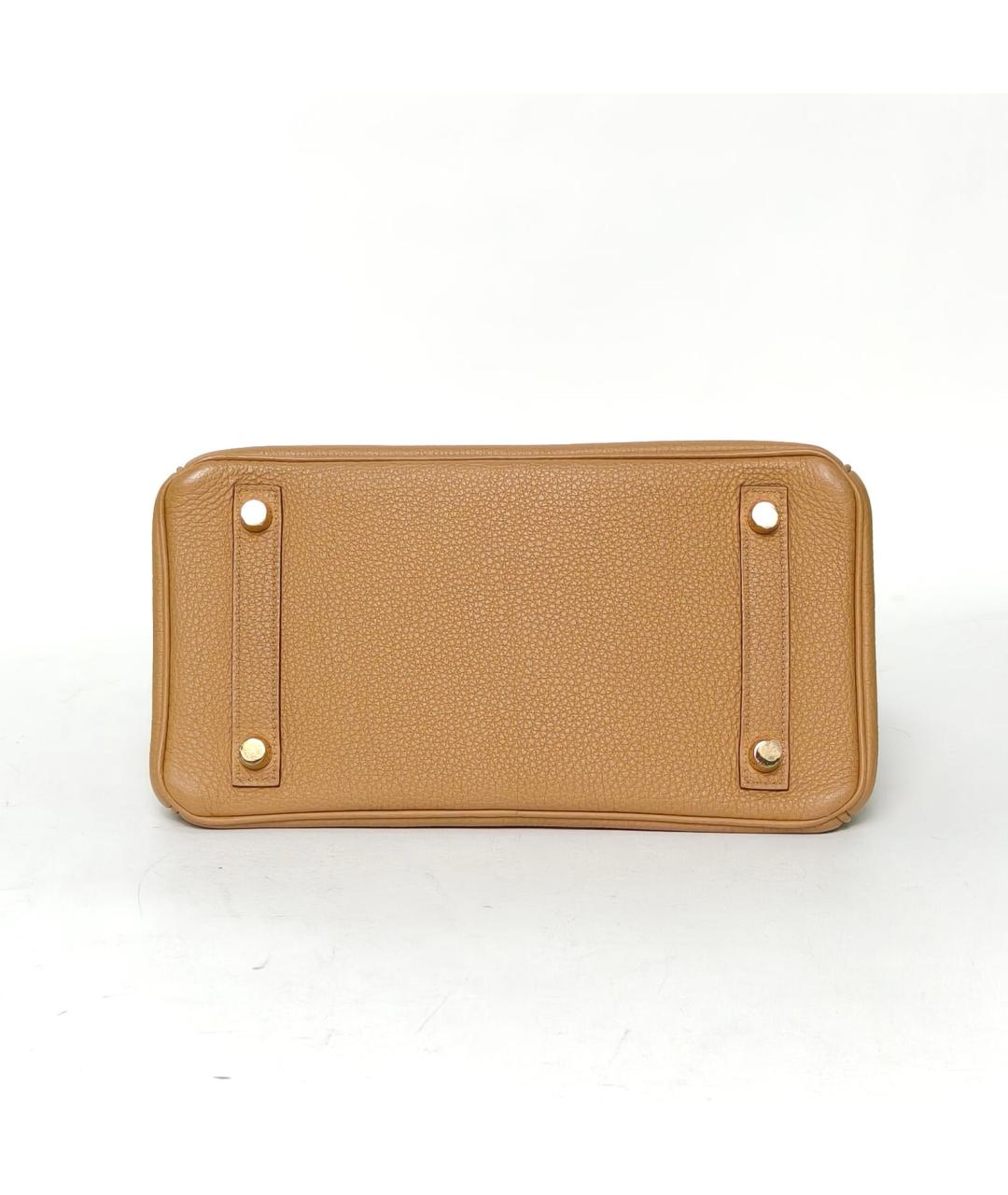 HERMES Коричневая кожаная сумка через плечо, фото 6