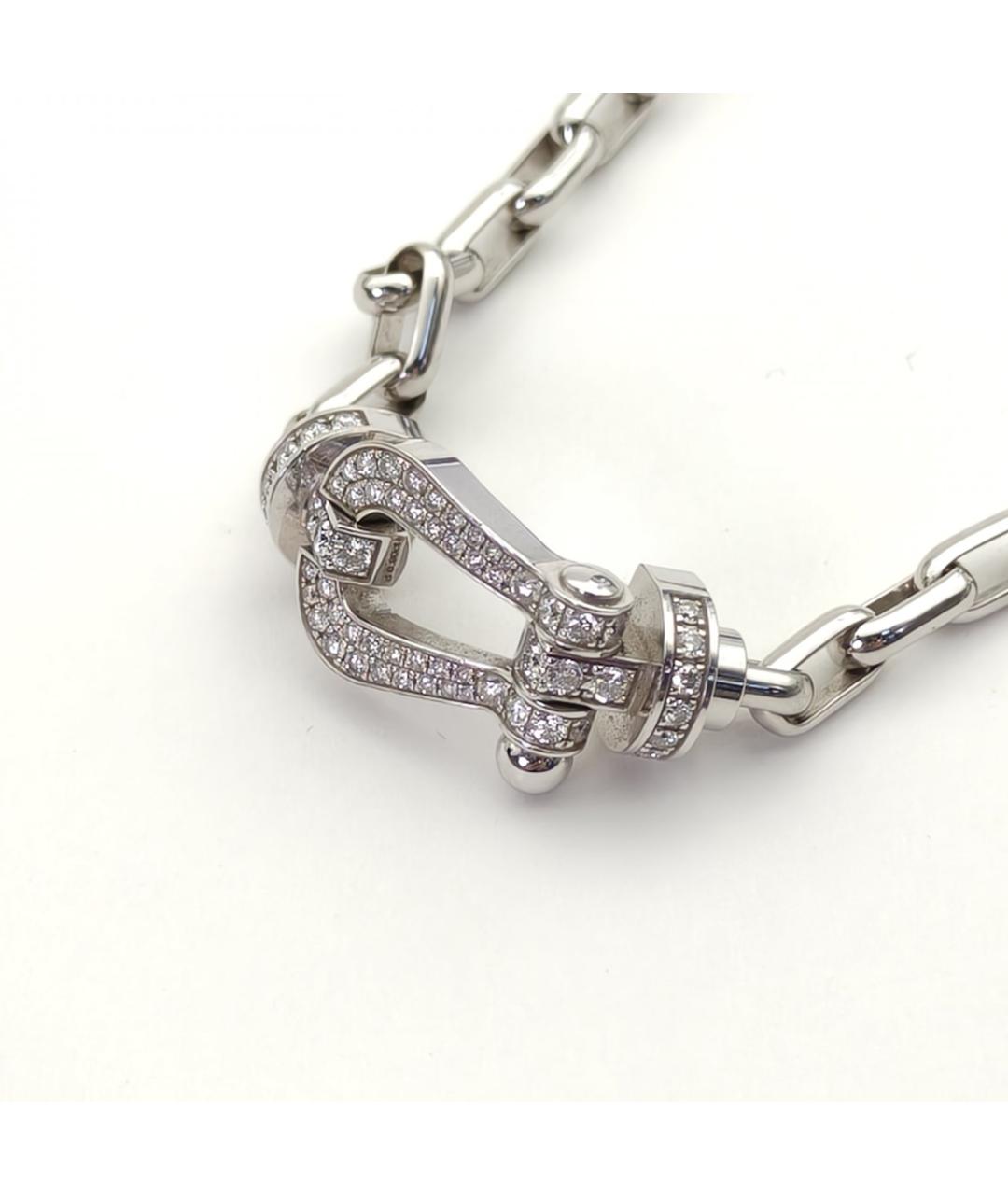 FRED Серебрянный браслет из белого золота, фото 4