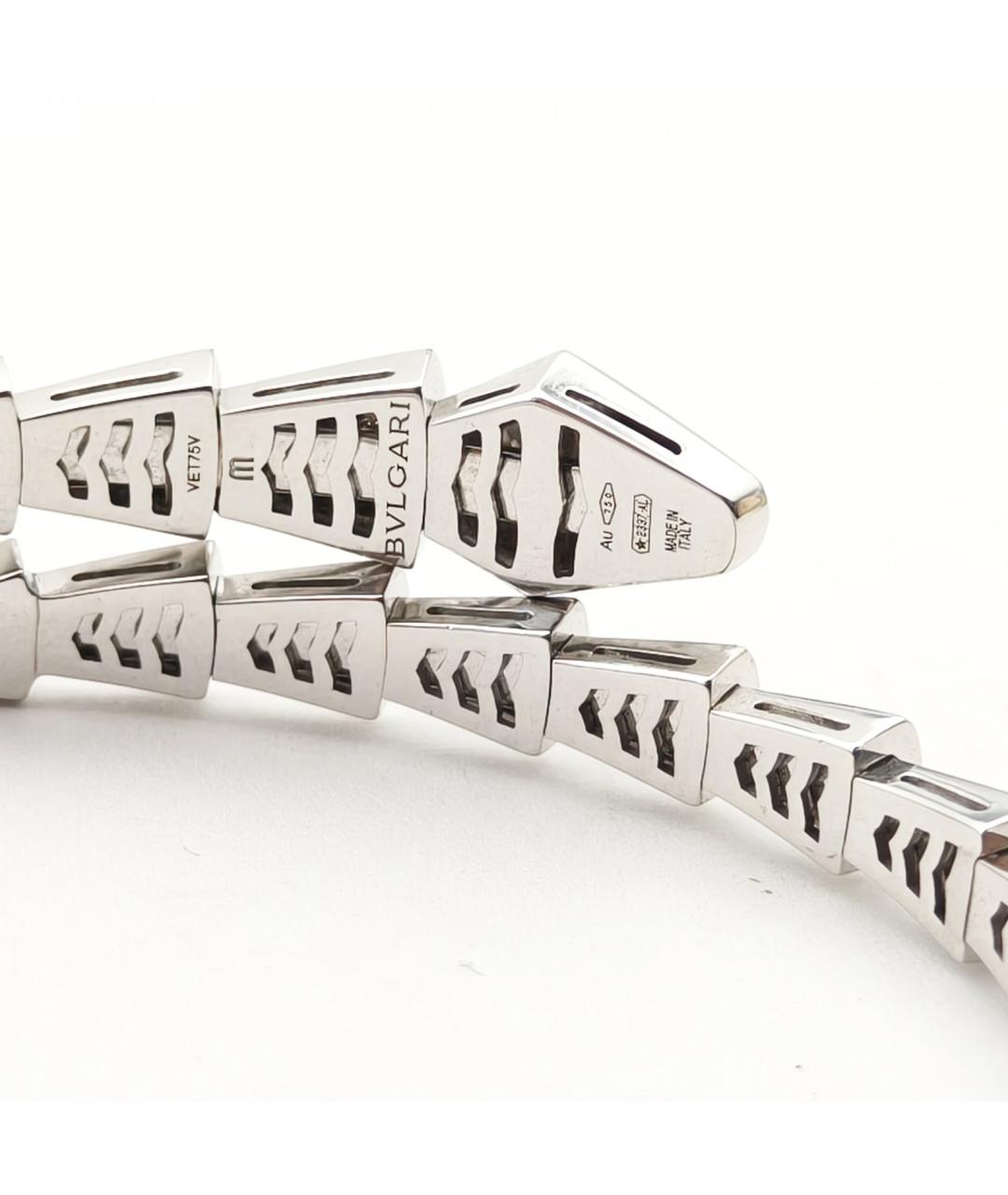 BVLGARI Серебрянный браслет из белого золота, фото 6
