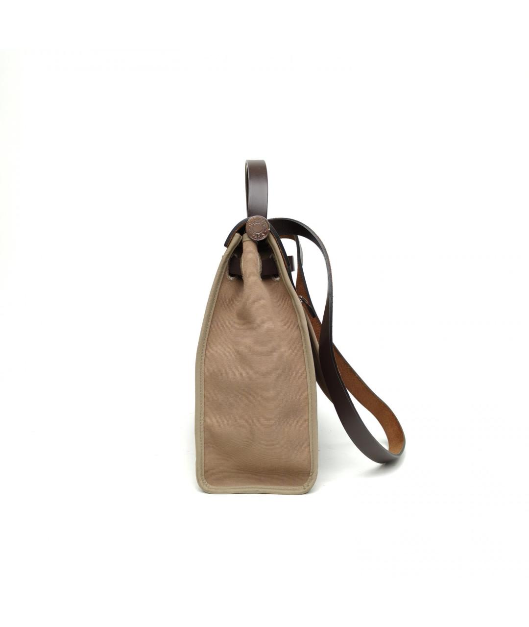 HERMES Коричневая сумка с короткими ручками, фото 3