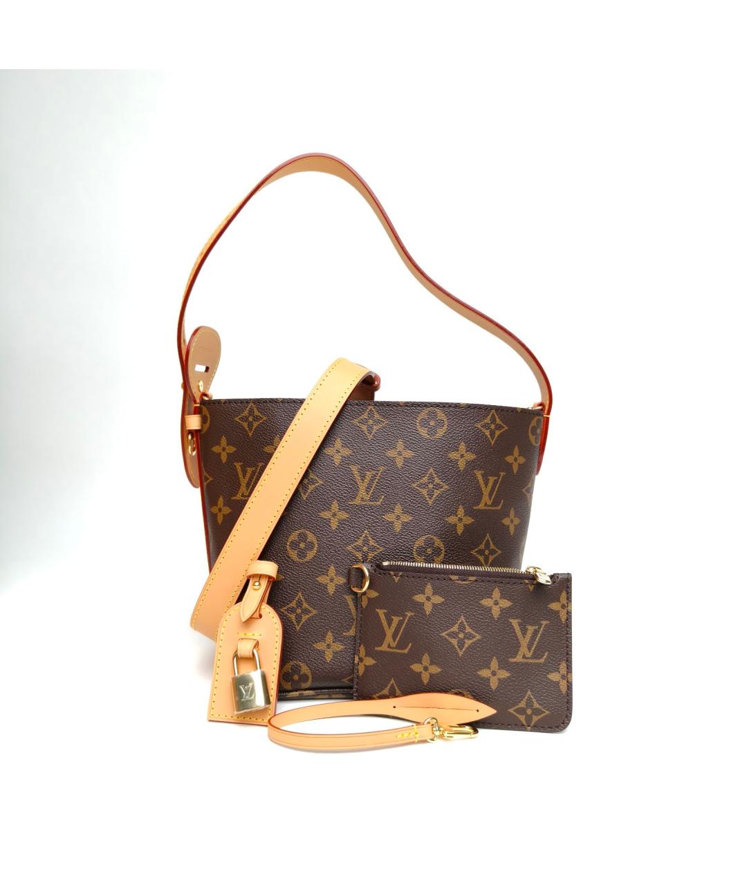 LOUIS VUITTON Коричневая сумка через плечо, фото 9