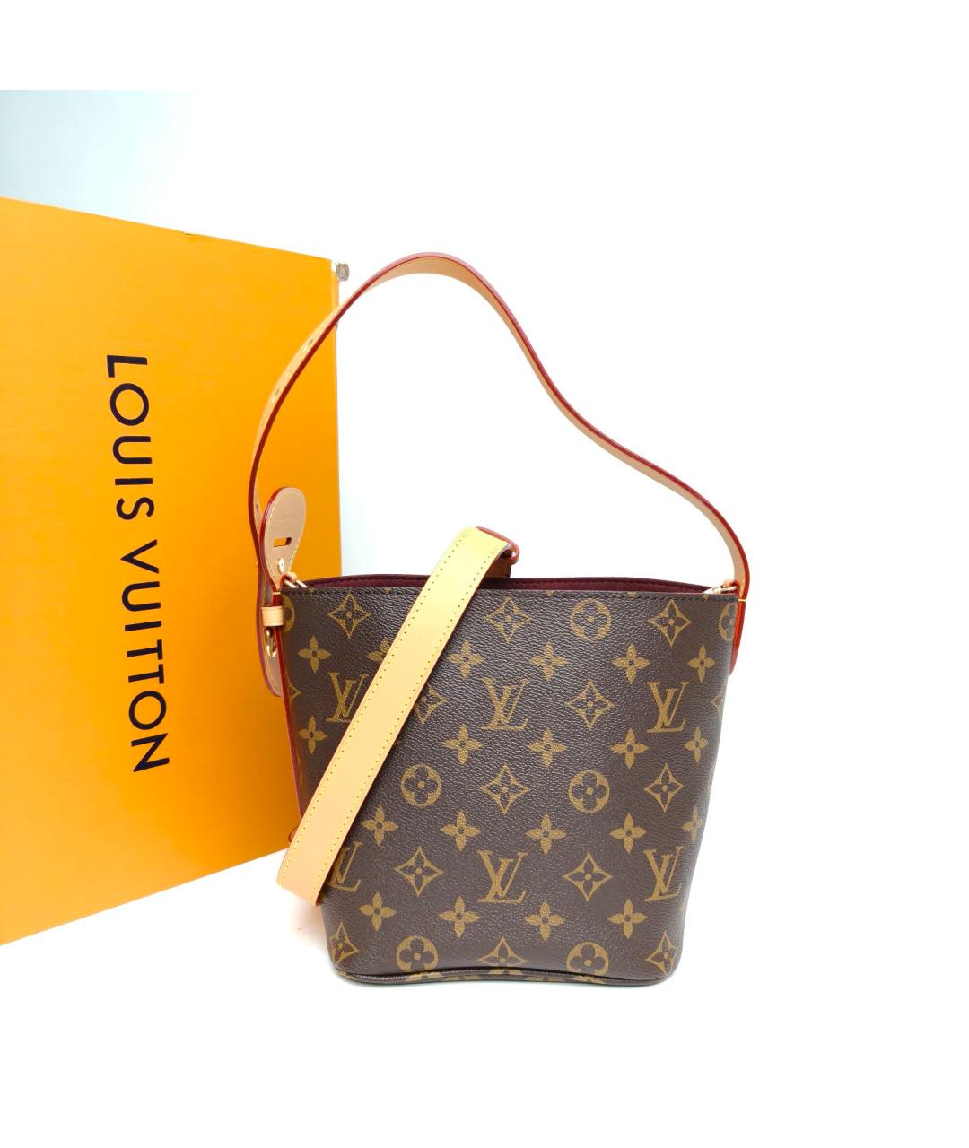 LOUIS VUITTON Коричневая сумка через плечо, фото 8