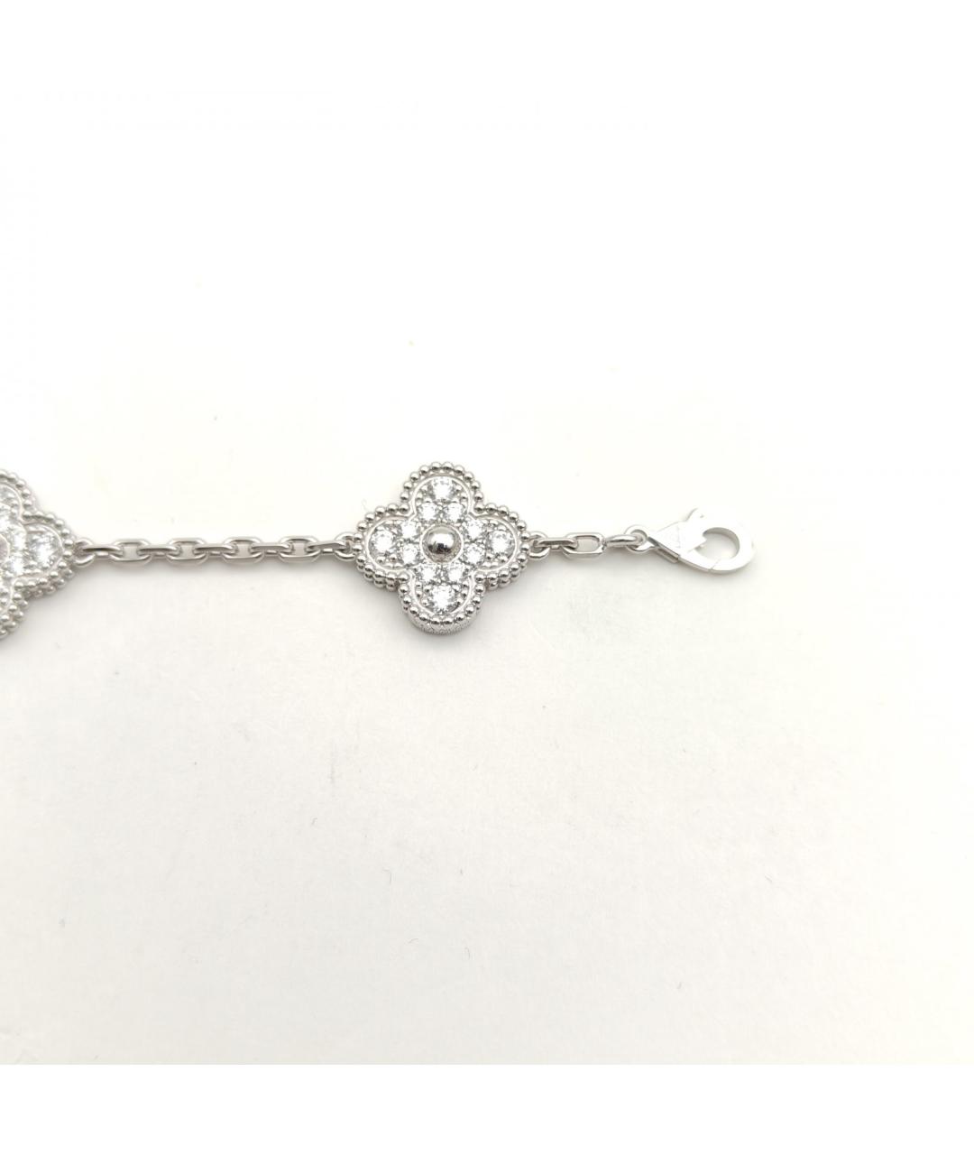 VAN CLEEF & ARPELS Серебрянный браслет из белого золота, фото 5