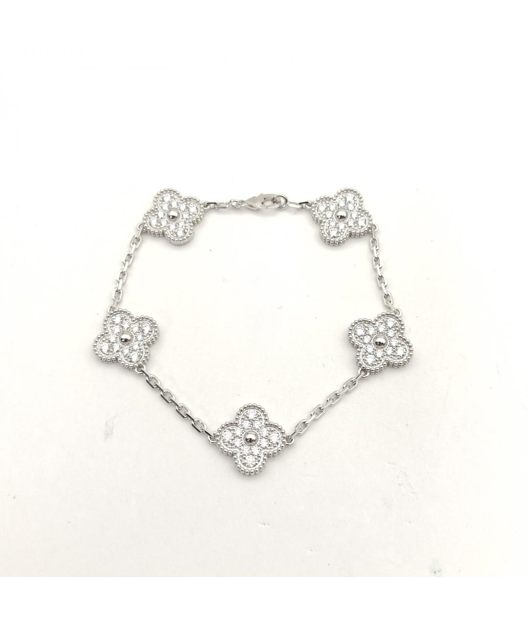VAN CLEEF & ARPELS Серебрянный браслет из белого золота, фото 2