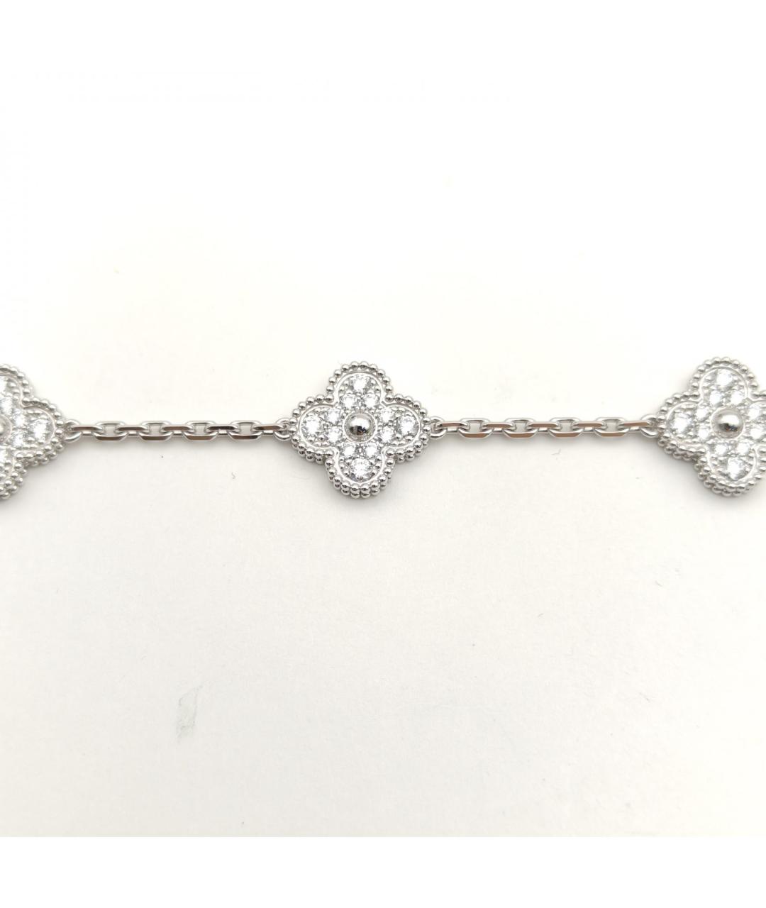 VAN CLEEF & ARPELS Серебрянный браслет из белого золота, фото 4