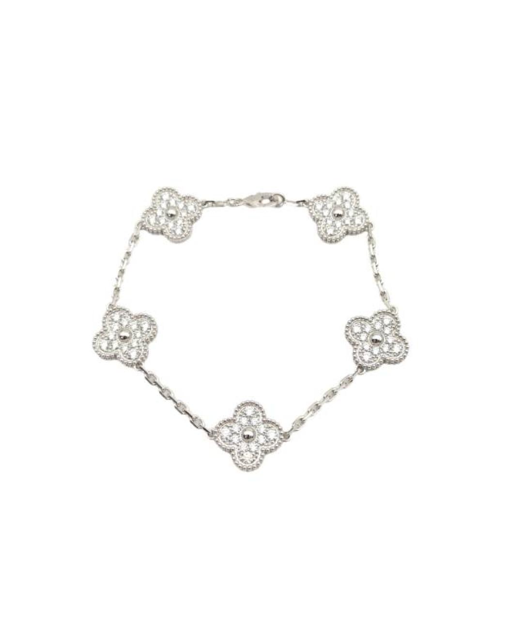 VAN CLEEF & ARPELS Серебрянный браслет из белого золота, фото 1