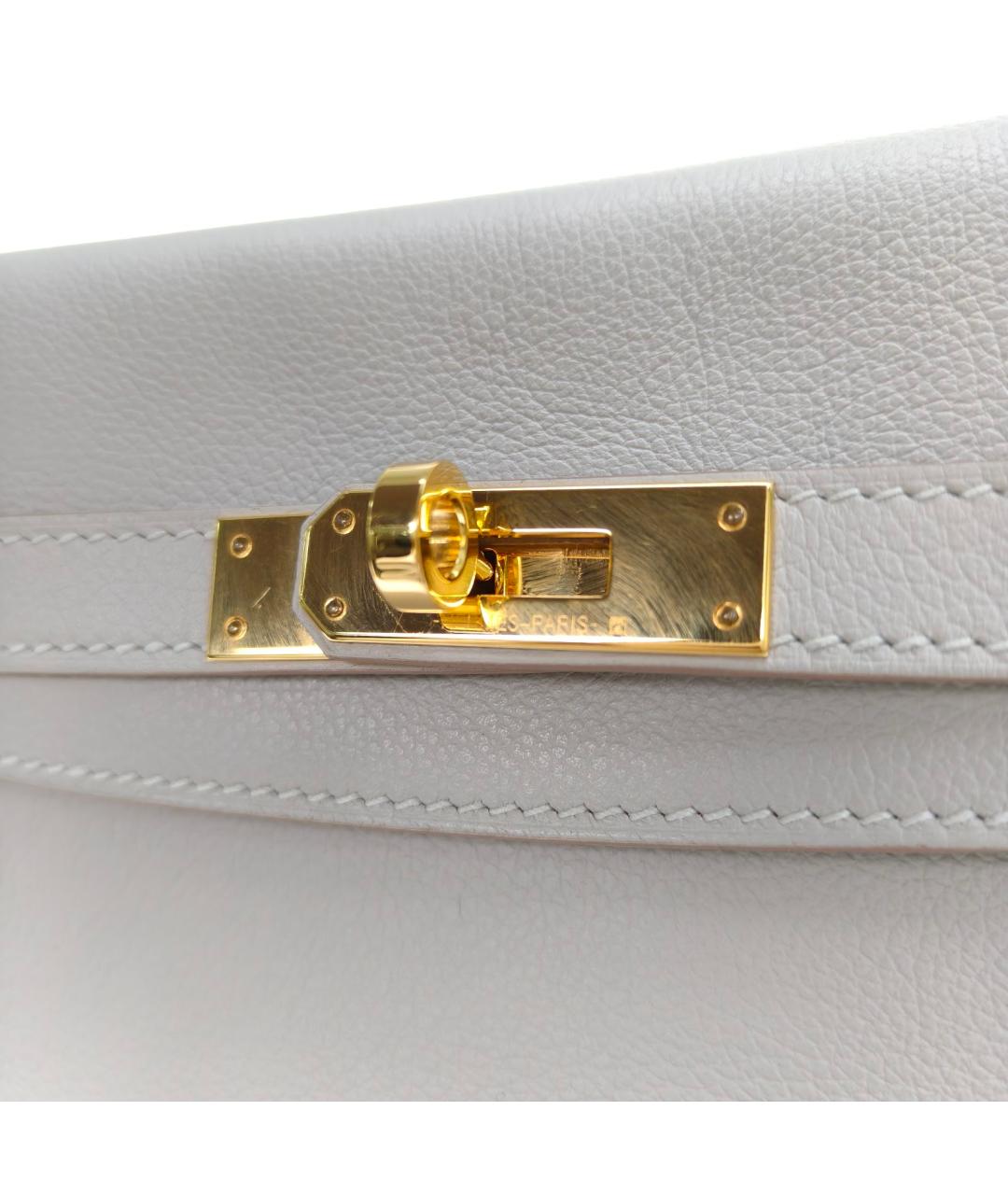 HERMES Белый кожаный рюкзак, фото 7