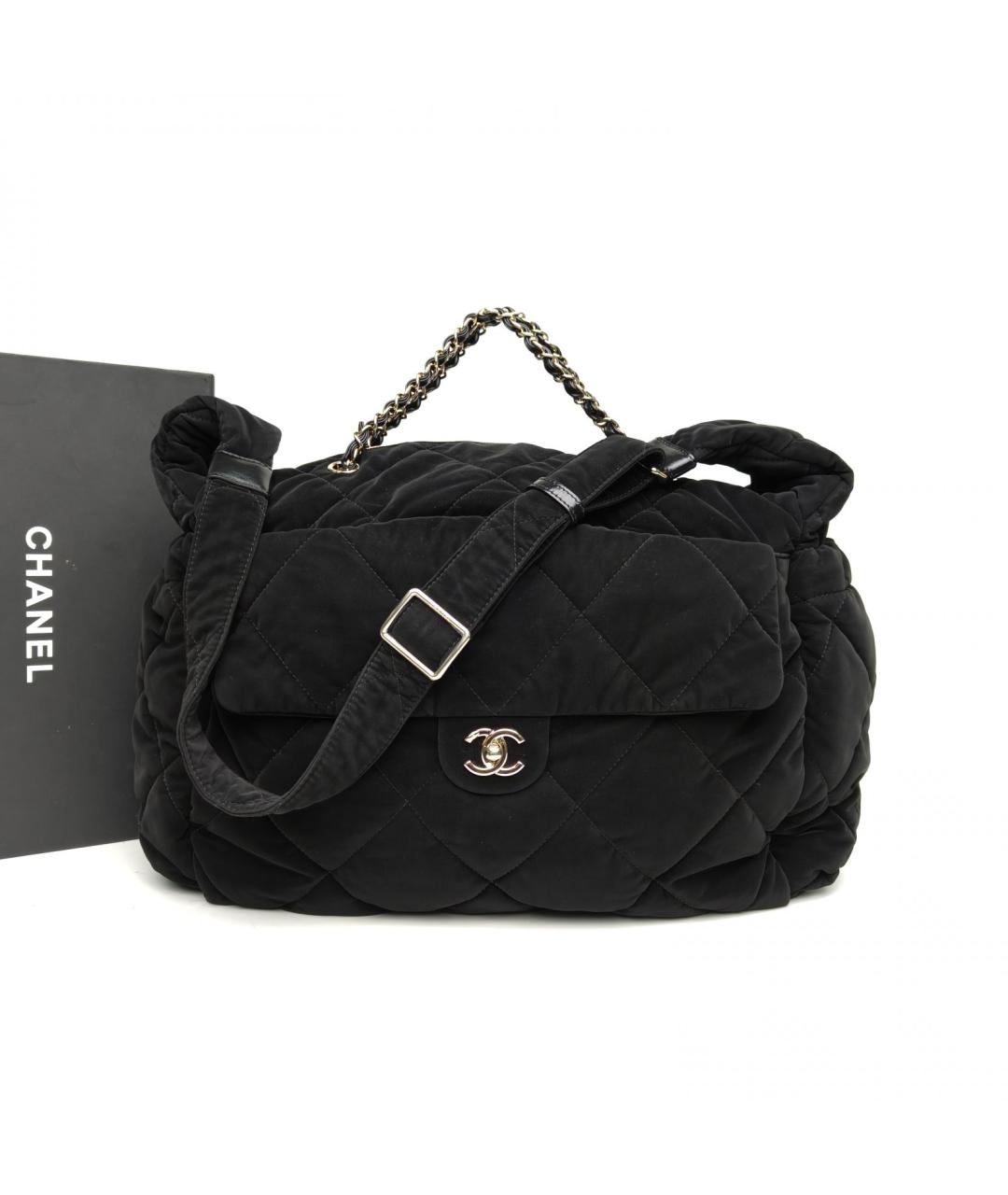 CHANEL Черная сумка через плечо, фото 9