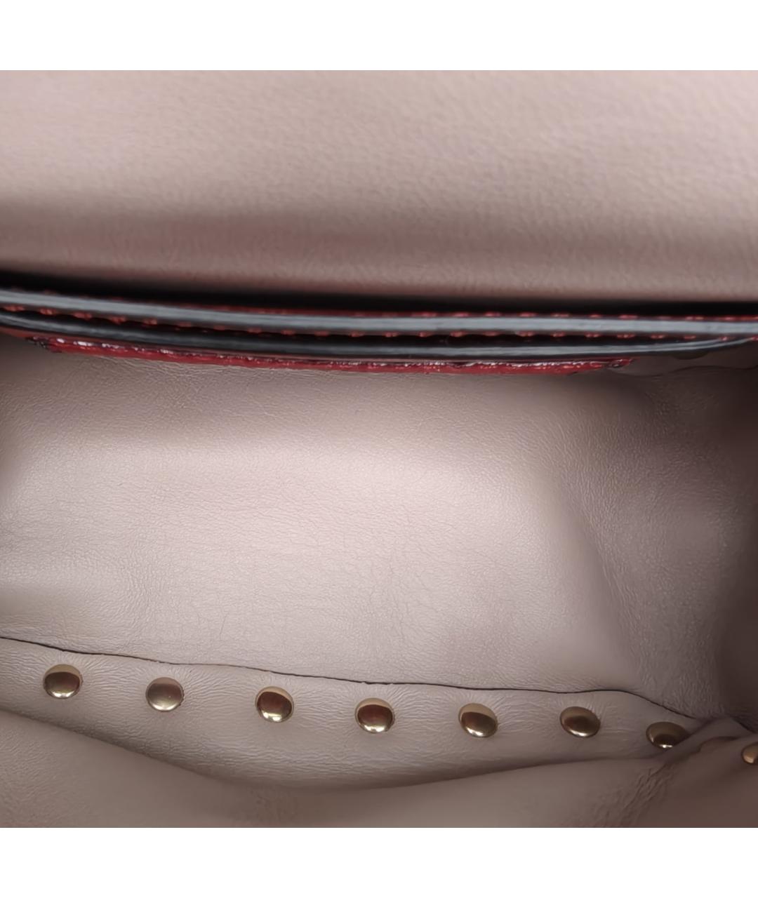 VALENTINO Серая кожаная сумка через плечо, фото 8