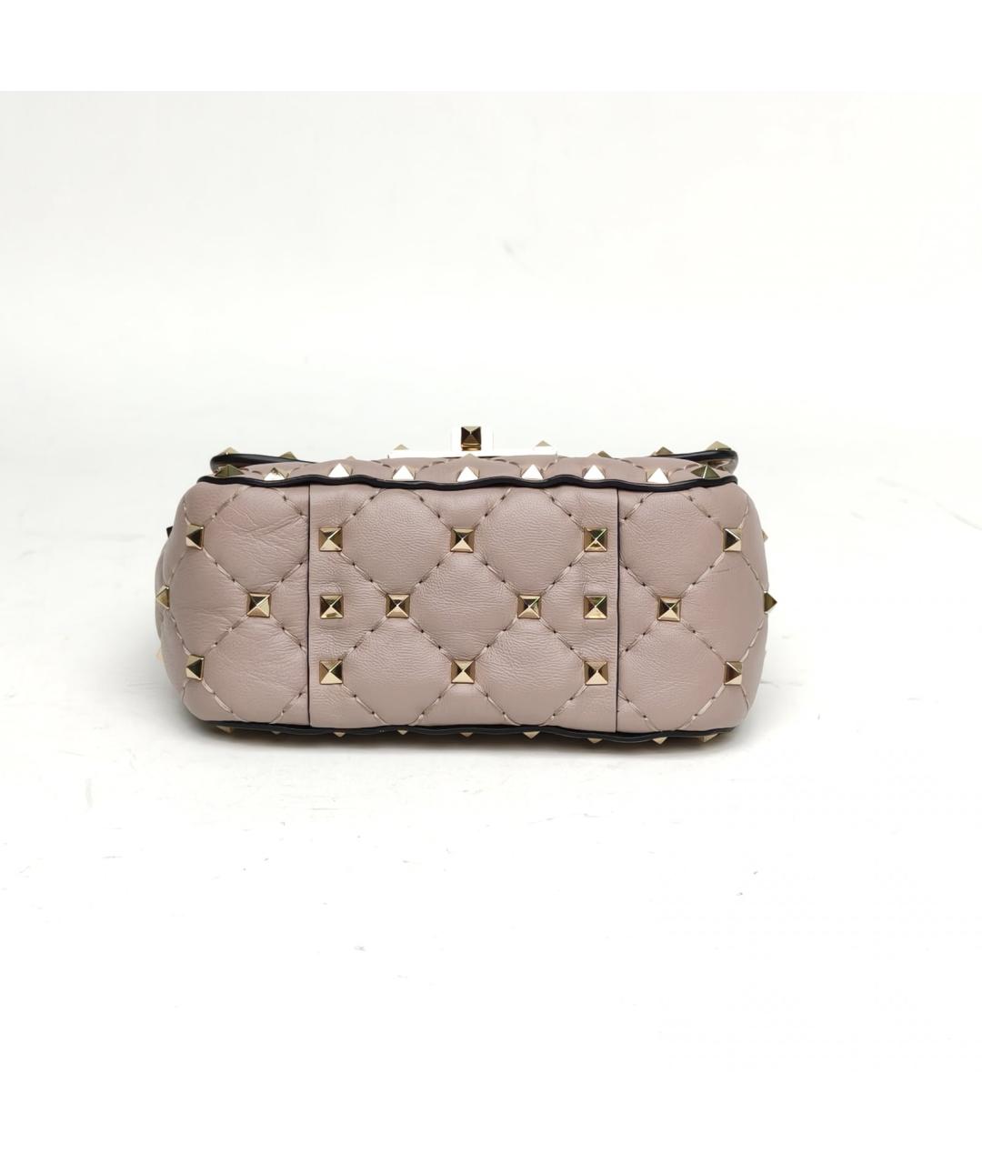 VALENTINO Серая кожаная сумка через плечо, фото 6