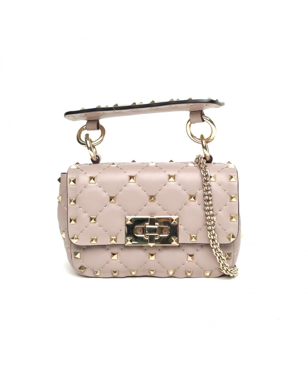 VALENTINO Серая кожаная сумка через плечо, фото 2