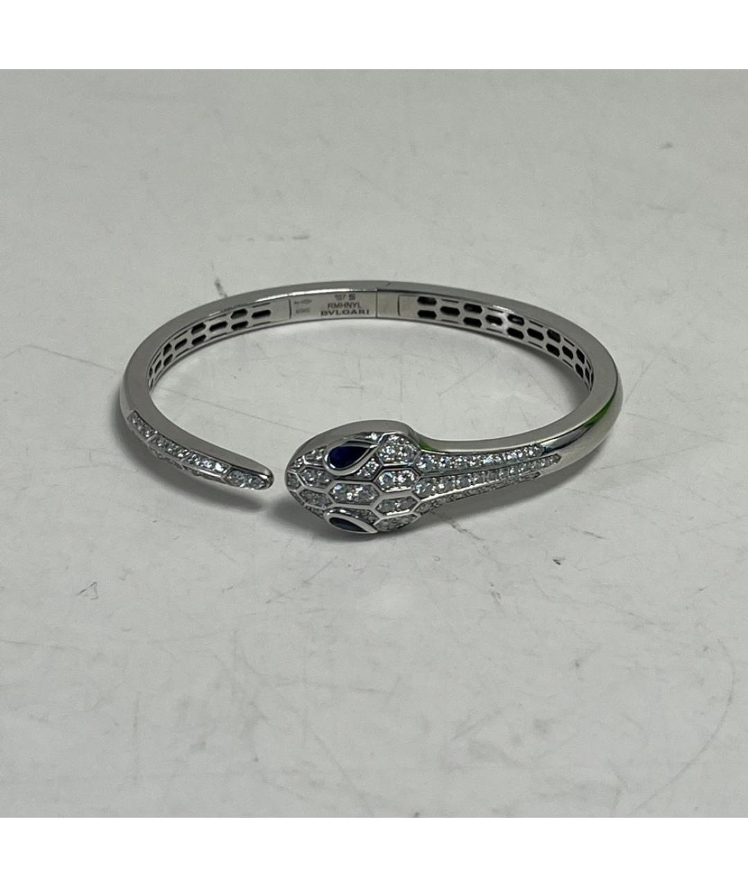 BVLGARI Серебрянный браслет из белого золота, фото 7