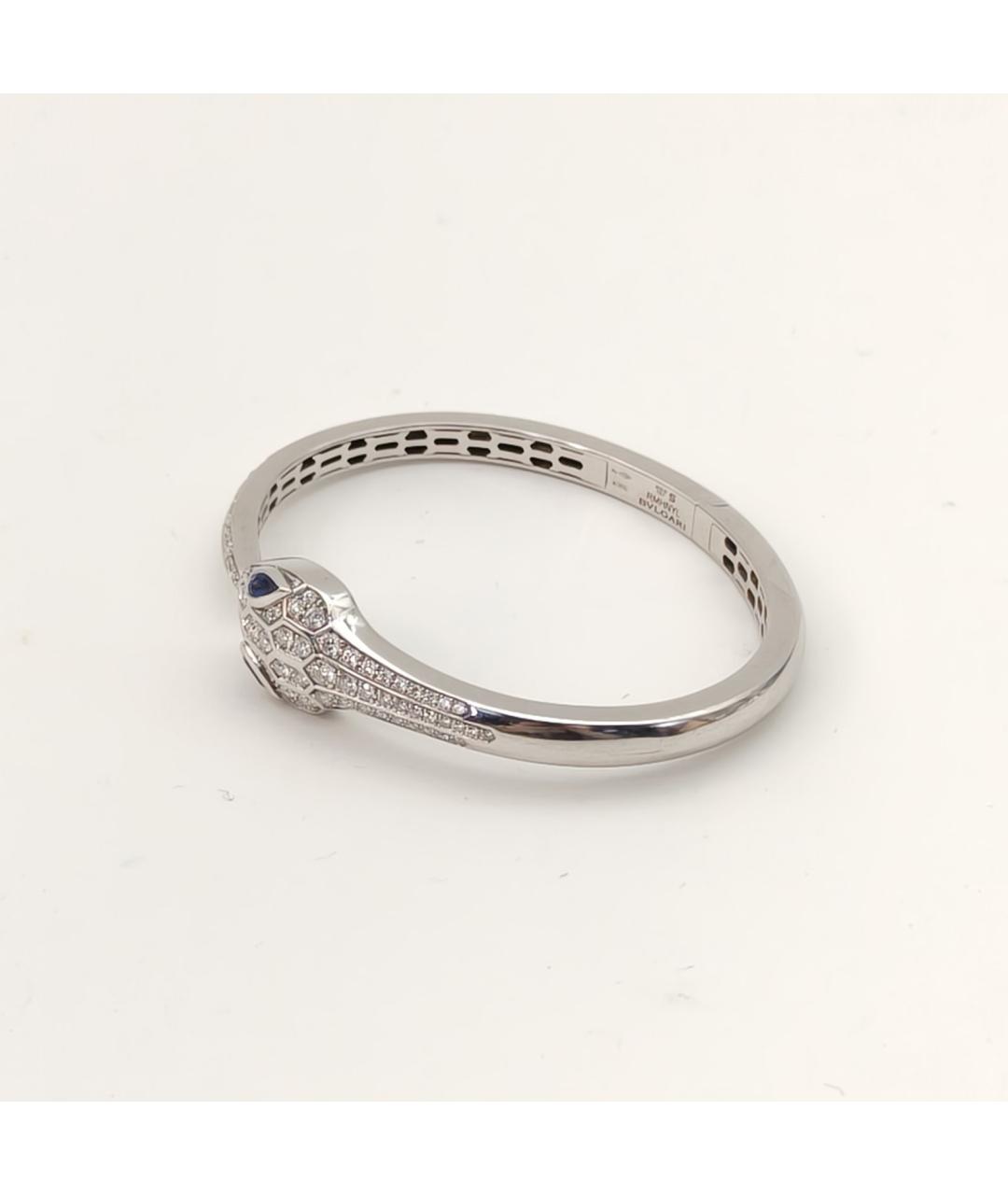BVLGARI Серебрянный браслет из белого золота, фото 4