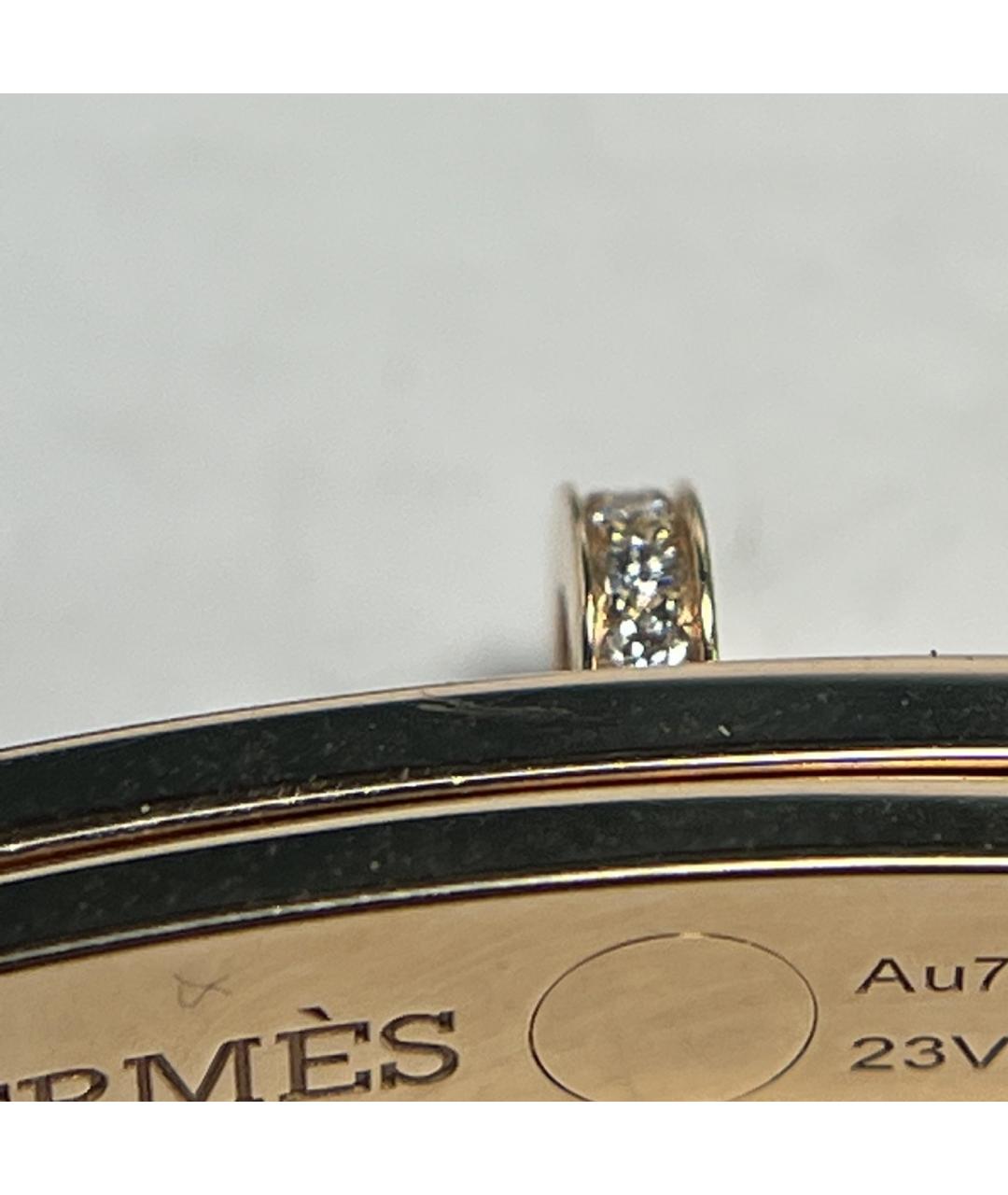 HERMES Золотой браслет из розового золота, фото 8