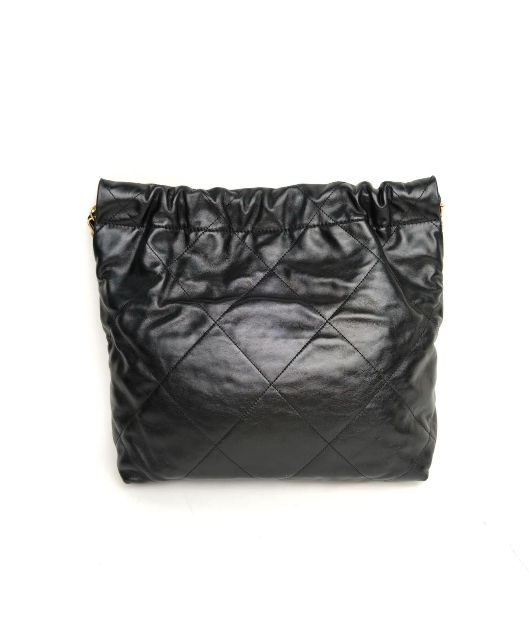CHANEL Черная кожаная сумка через плечо, фото 4