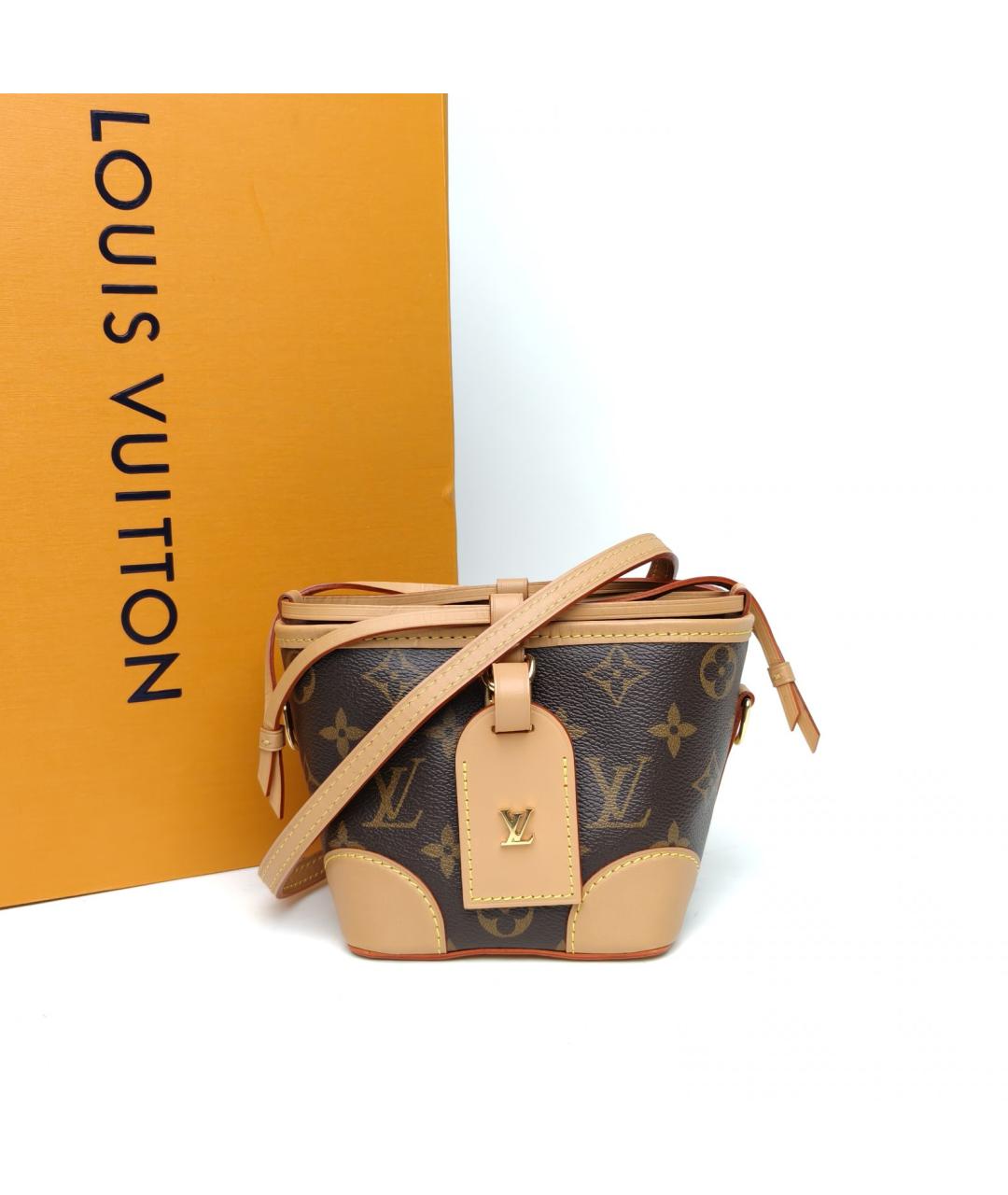 LOUIS VUITTON Коричневая сумка через плечо, фото 8