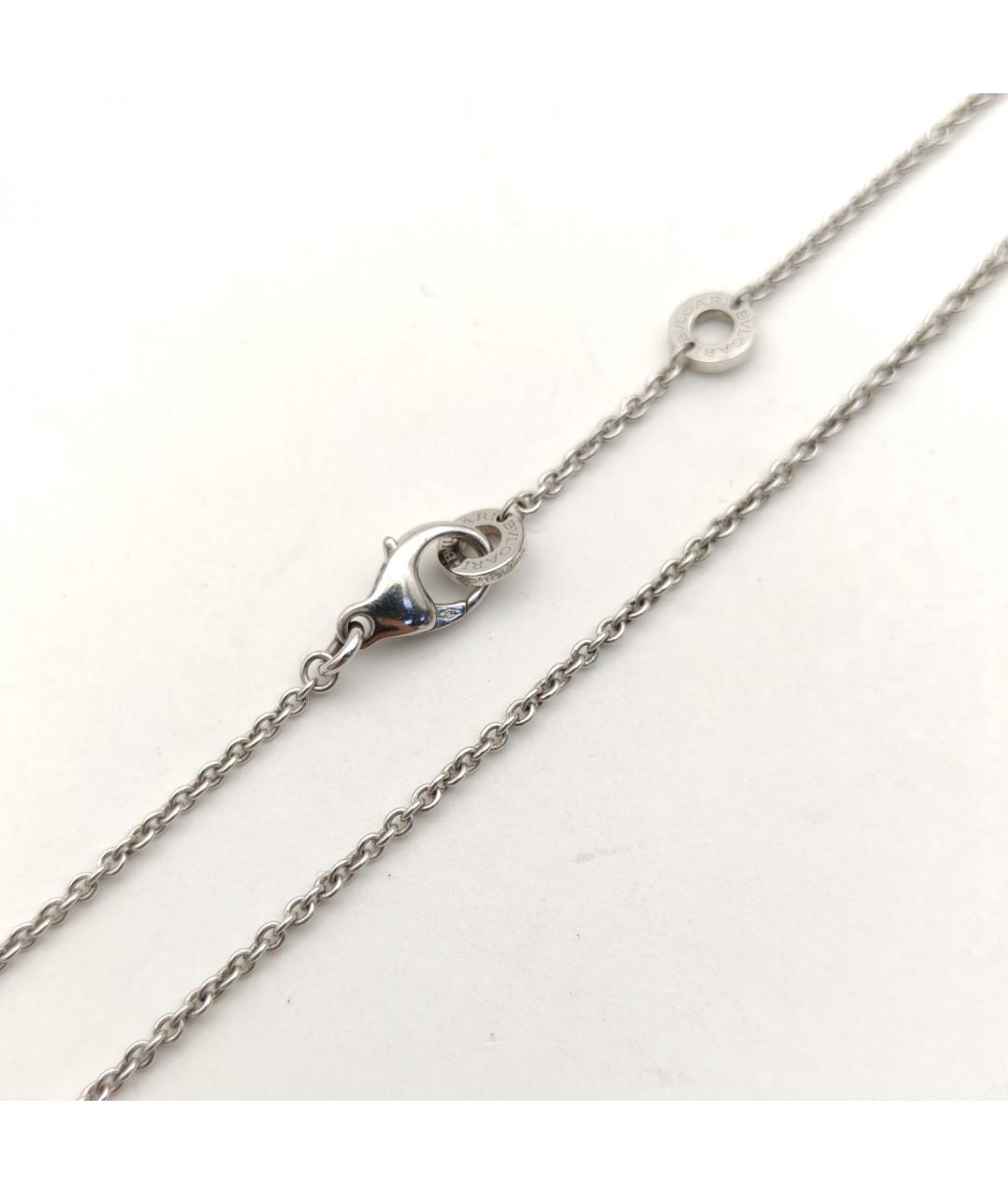 BVLGARI Серебряное колье из белого золота, фото 6