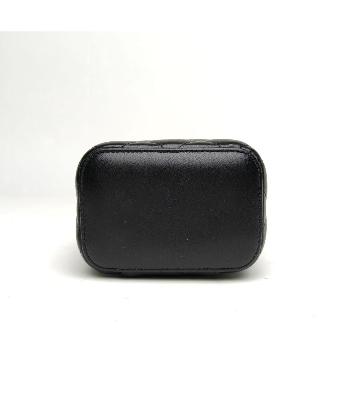 CHANEL Черная кожаная сумка через плечо, фото 6