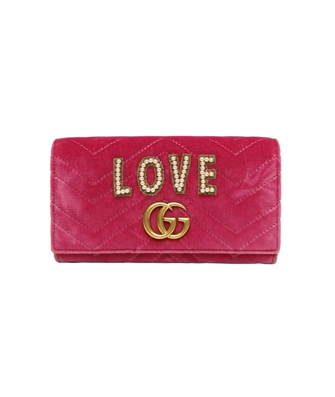GUCCI Розовый кошелек, фото 10
