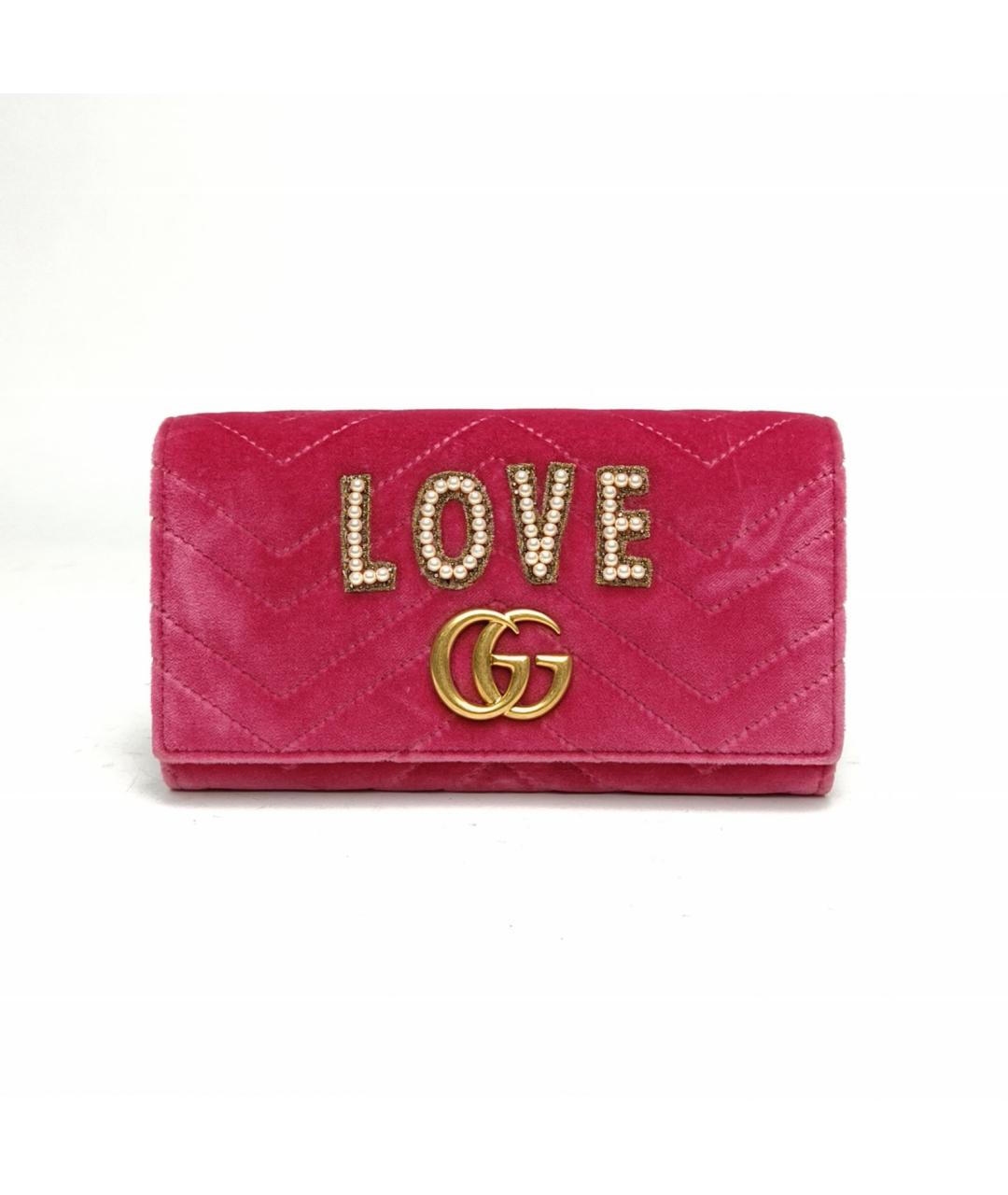 GUCCI Розовый кошелек, фото 2