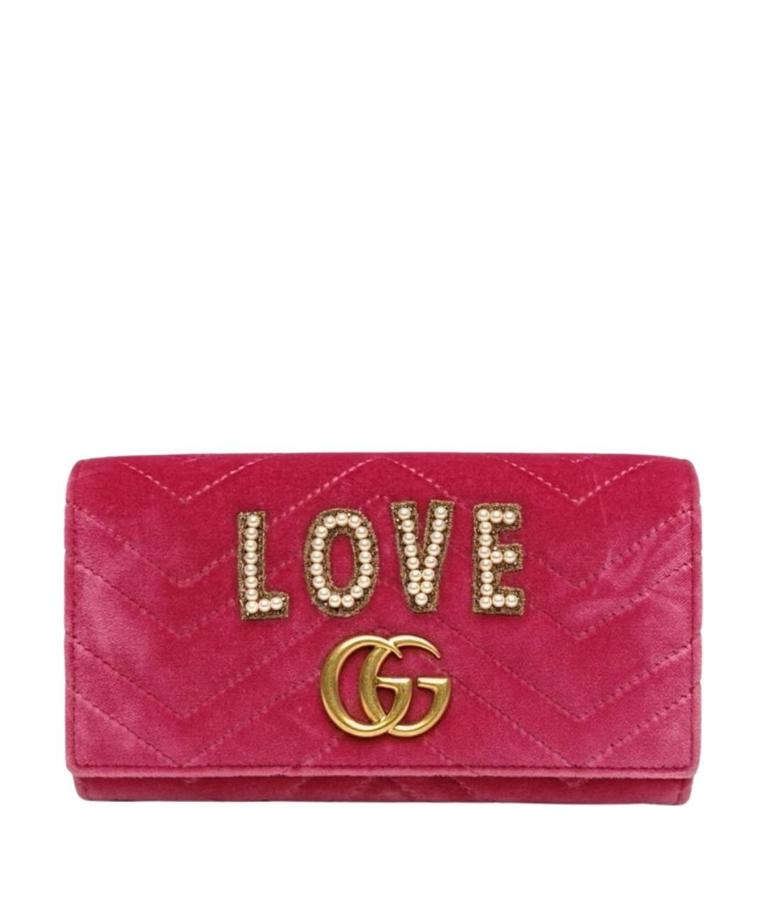 GUCCI Розовый кошелек, фото 1