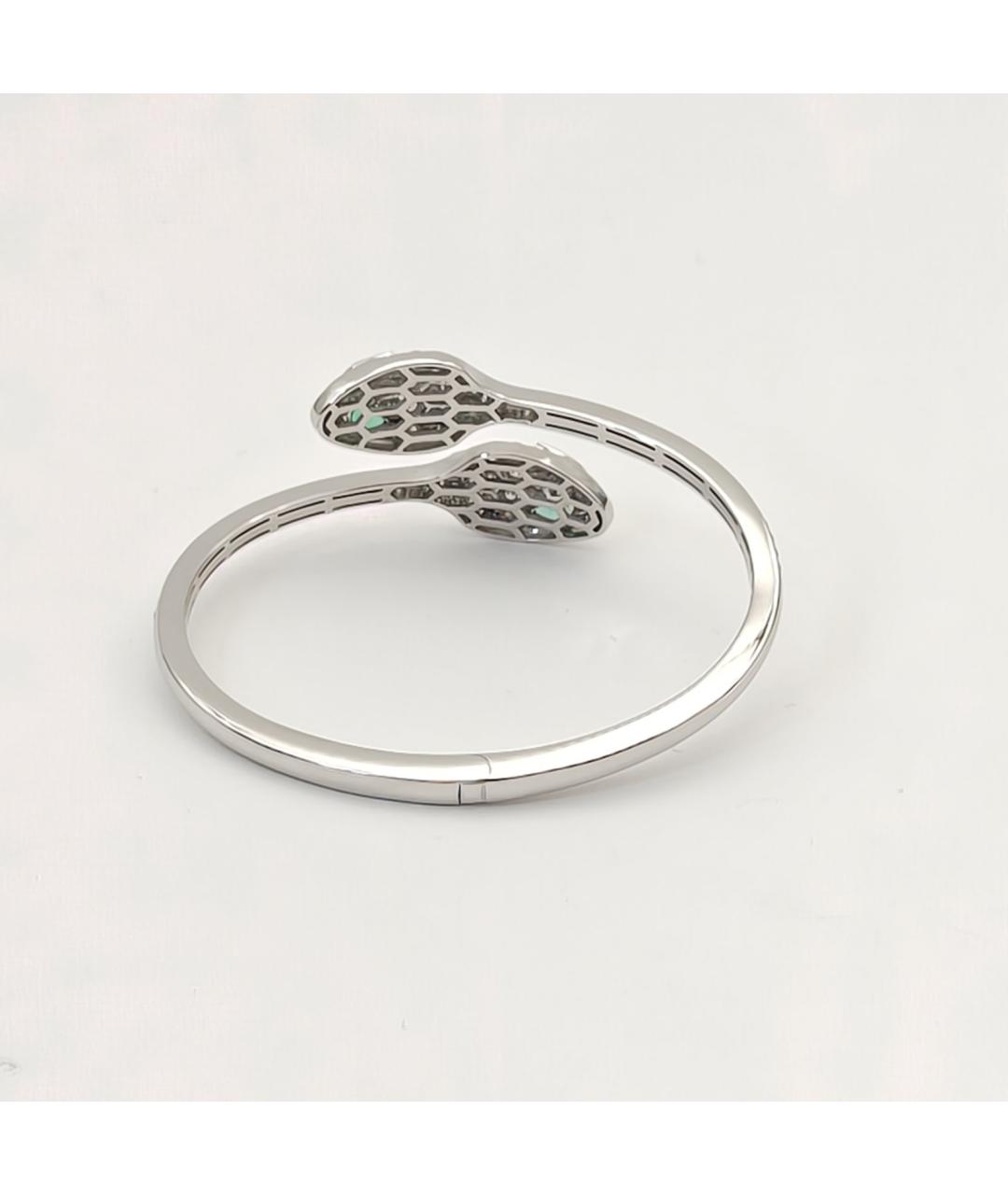 BVLGARI Серебрянный браслет из белого золота, фото 6
