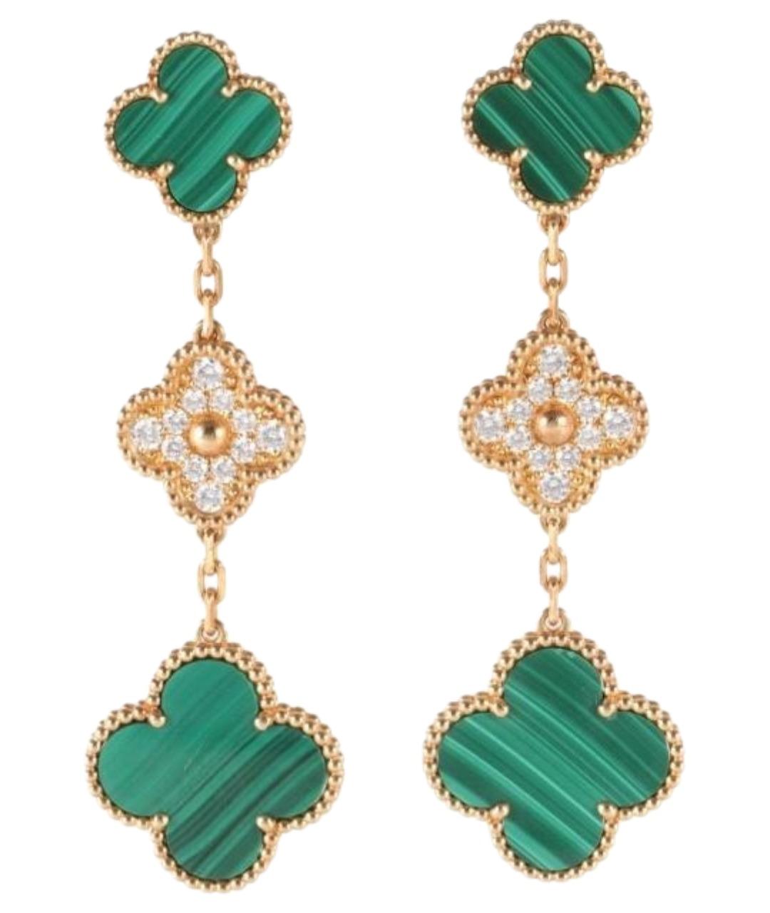 VAN CLEEF & ARPELS Золотые серьги из желтого золота, фото 1