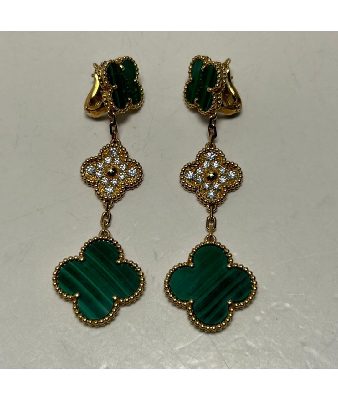 VAN CLEEF & ARPELS Золотые серьги из желтого золота, фото 8