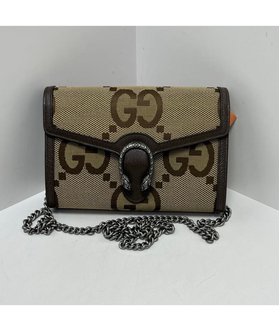 GUCCI Коричневая сумка через плечо, фото 9