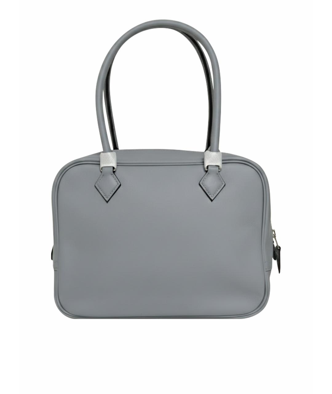 HERMES Серая кожаная сумка через плечо, фото 1